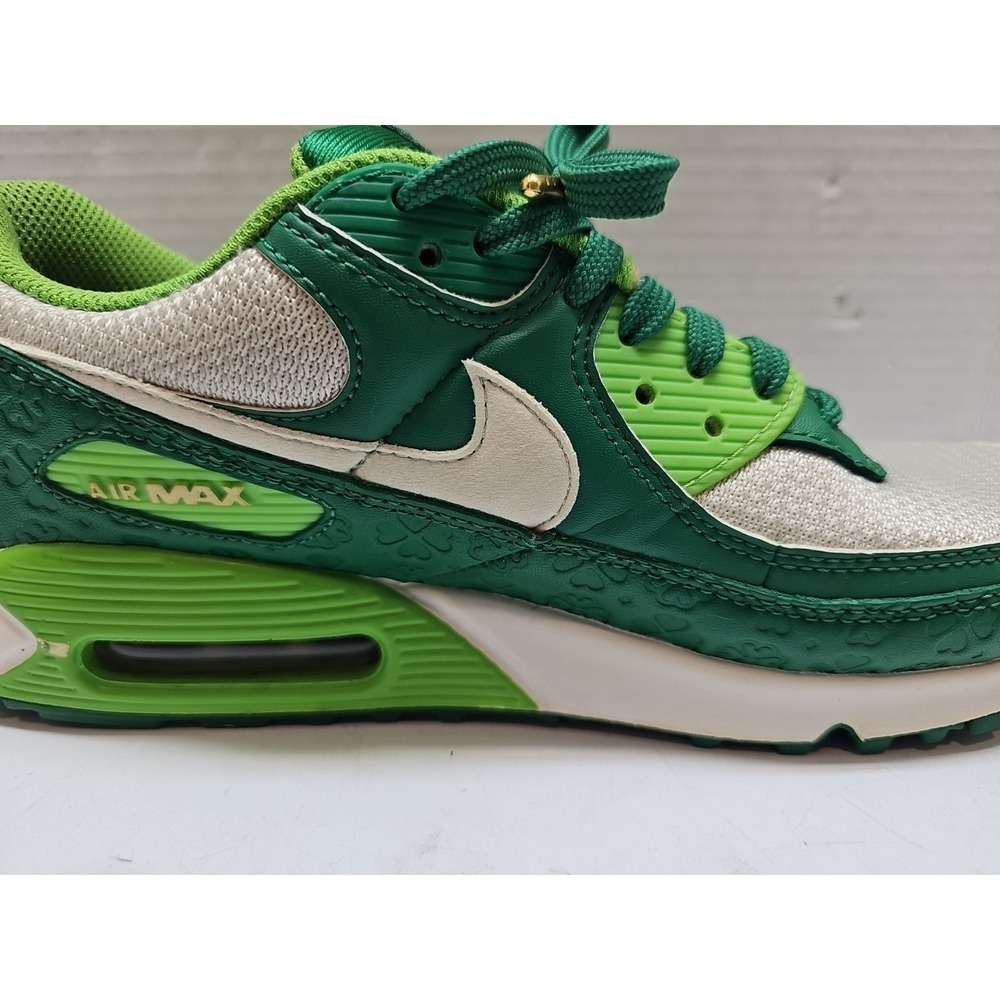 Size 8.5 - Air Max 90 St. Patrick's Day Mean Green 2021 DD8555-300 - Picture 7 of 16
